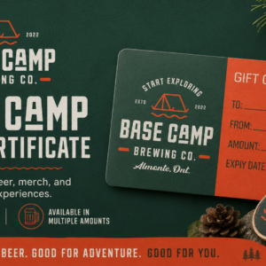 Base Camp Brewing Gift Certificate